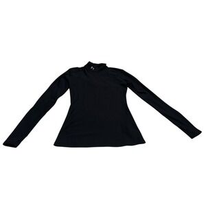 Under Armour Womens M ColdGear Fitted‎ Compression Mock Neck Shirt Top Tee